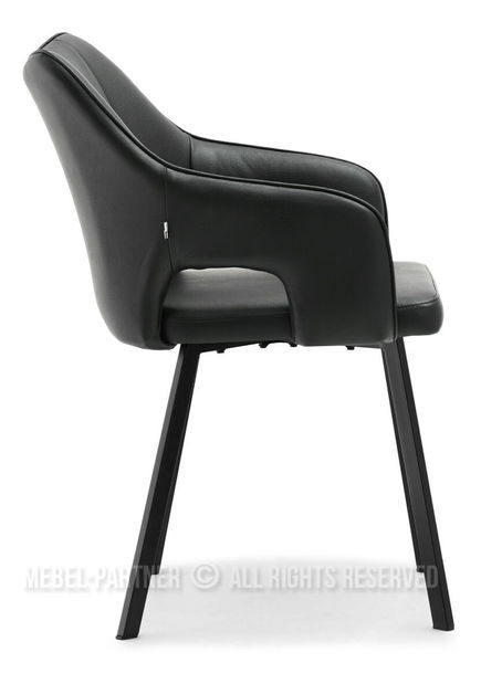 Scaun Carl (negru + auriu)