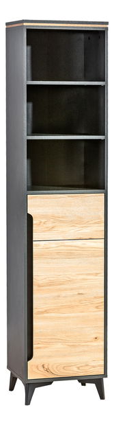 Vitrína typ GA3 Gema (sivá + horský jaseň)