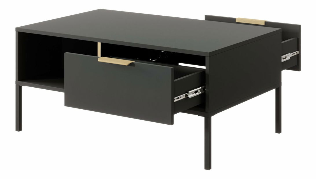 Stolić za kavu Lyran 2S (antracit + zlatna)