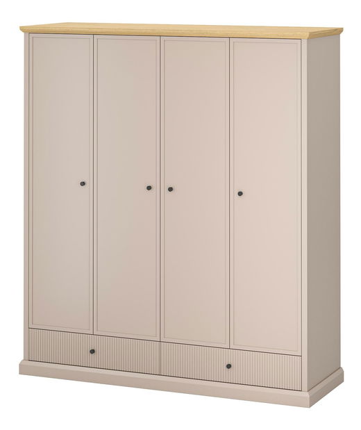 Ormar za garderobu Indices 2 (taupe + kameni hrast) 