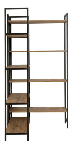 Regál Punale 1 (borovica atlantická + čierna)