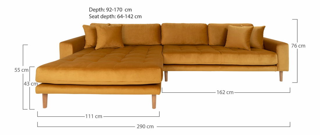 Kutna garnitura (L) Lvaveriaora (senf)