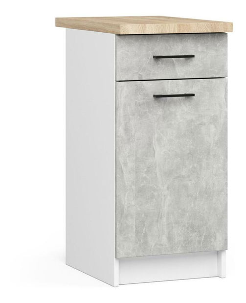 Set mobilier bucătărie de colț 300 cm Ozara III C (beton)