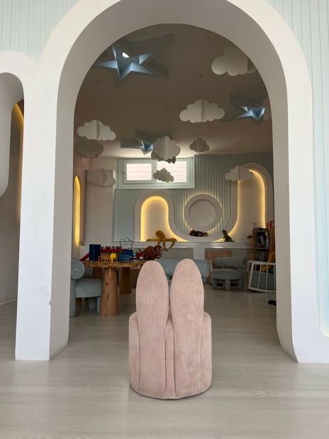 Taburete Bunnie (roz)