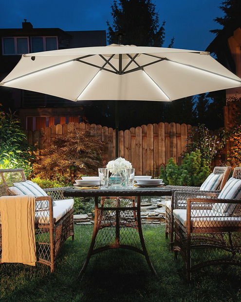 Záhradný slnečník CAVARO (béžová)