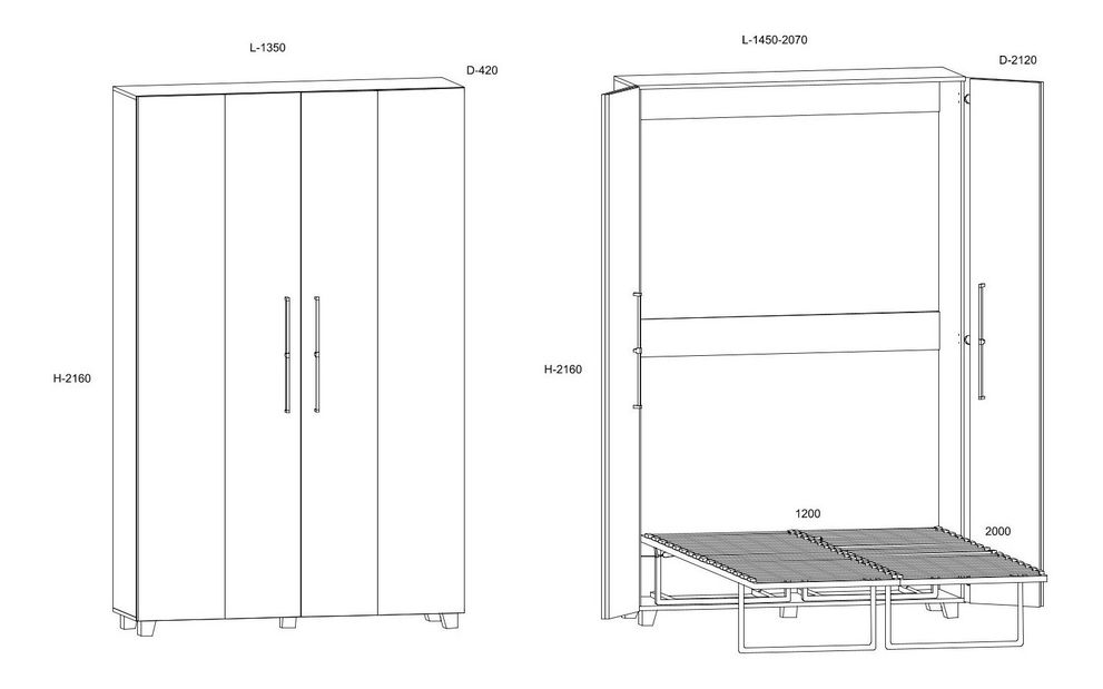 Pat rabatabil 120 Todd (stejar artisan) (vertical)