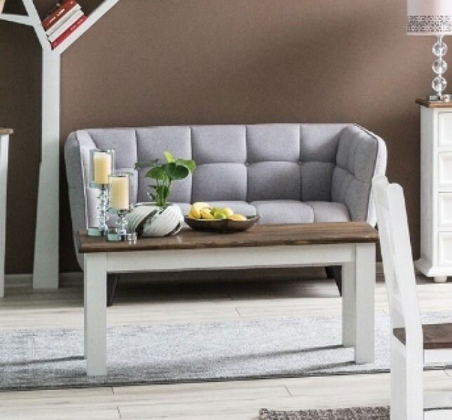 Konferenčný stolík Peter (masív) (biela)