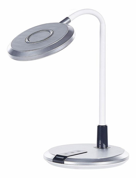 Stolná lampa Cormac (strieborná)