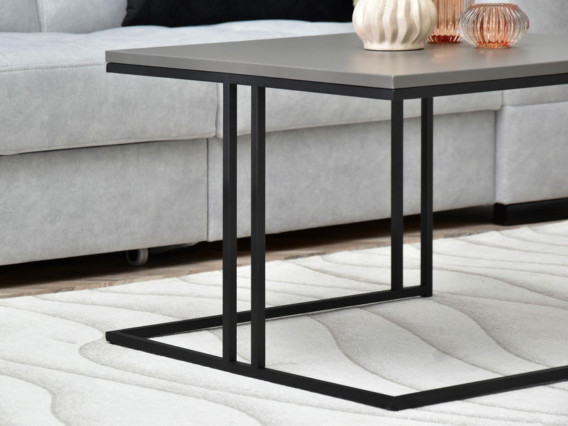 Konferenčný stolík S Defraudado (grafitová + čierna)