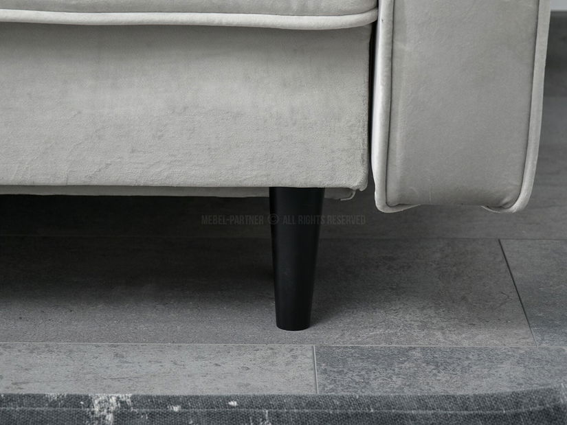 Canapea două locuri Legacion (gri + negru)