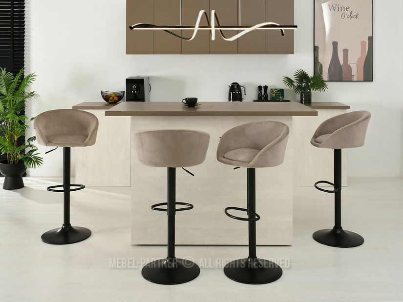 Scaun Hanzel (bej + negru)