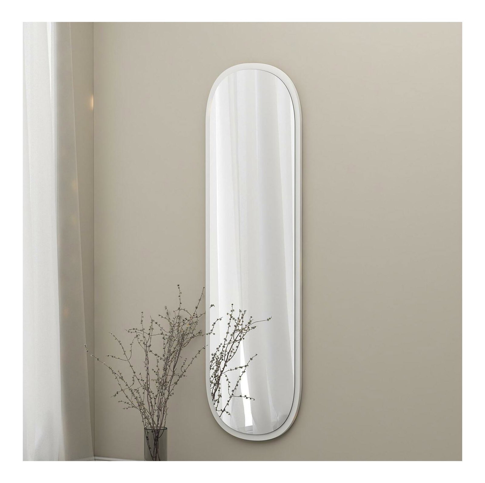 Zrkadlo Mango (biela) 