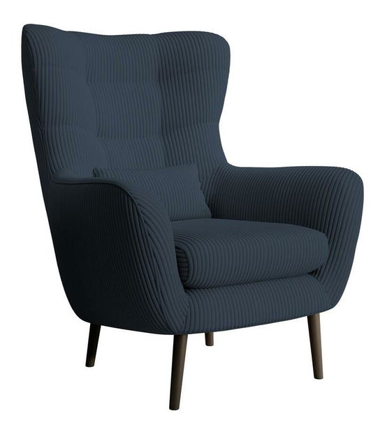 Kreslo Veneza 2 (námornícka + čierna)