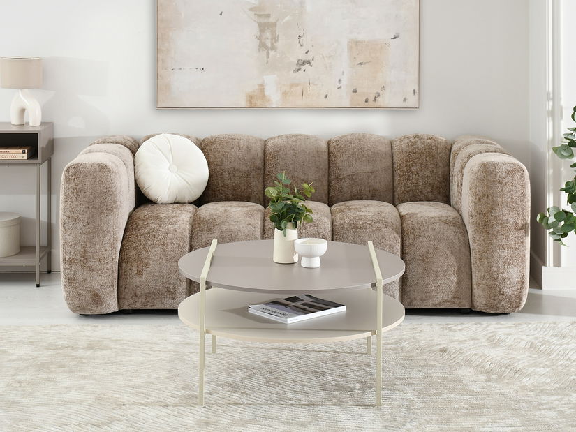 Konferenčný stolík Despidio (krémová)