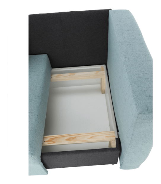 Canapea Belanna (Mentol + gri)