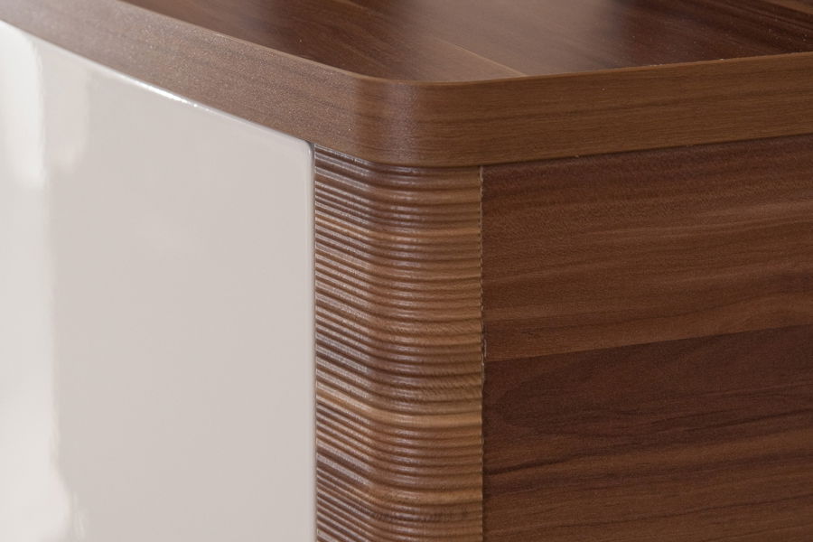 Obývacia stena Decodom Ronco K 62 slivka + lesk vanilka