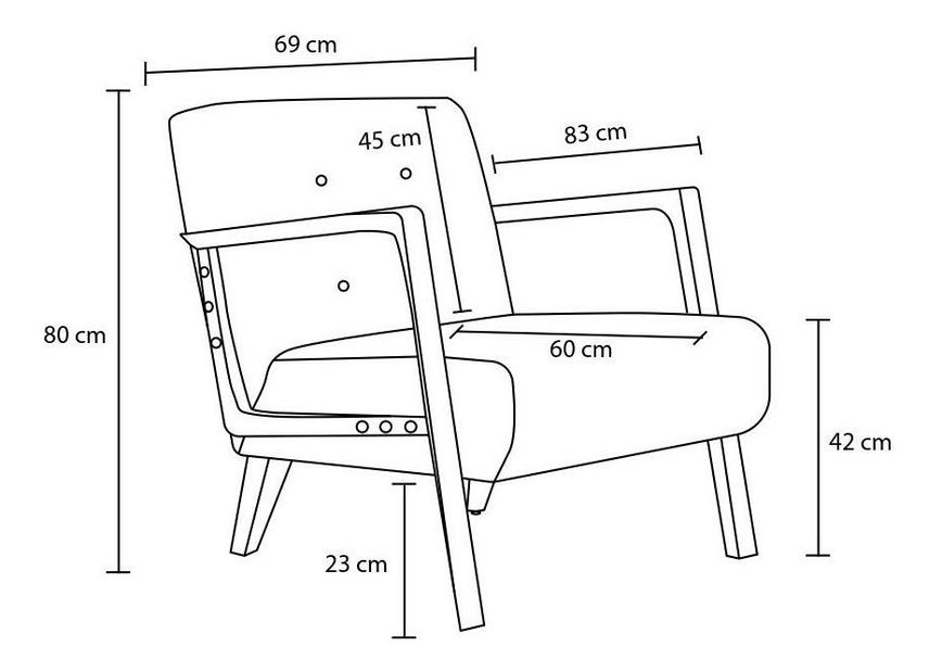 Fotel Kramer K (antracit)