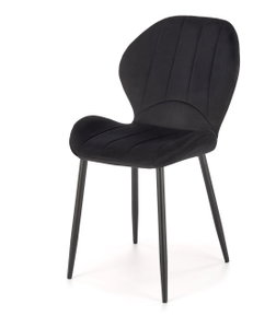 Scaun de sufragerie Kuzmiento (negru)