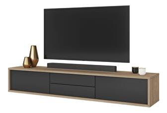 TV stolík Fiora 39 (dub olejovaný + antracit)