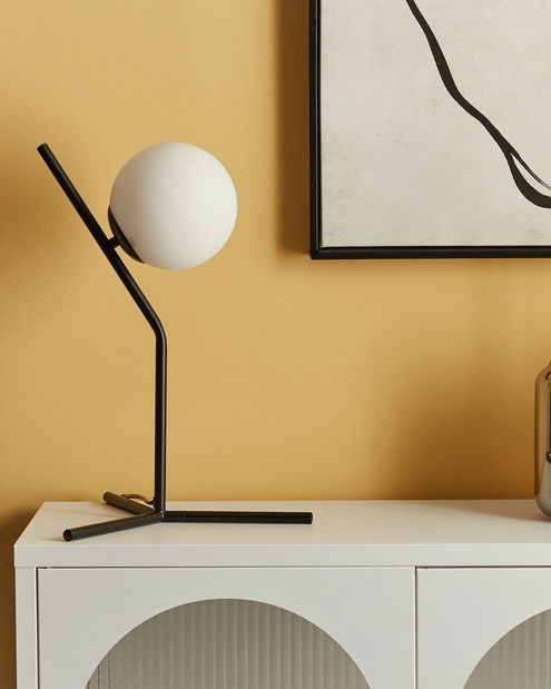 Lampă de masă 45 cm Wivarium (Alb + Negru) 