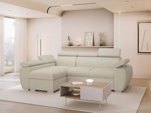 Rohová sedacia súprava Gozo Mini Premium (vanilková) (L)