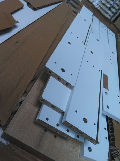 Blagovaonski stol (za 4 osobe) Kim (bijela + hrast) *Outlet moguća oštećenja