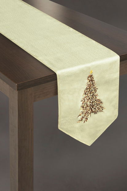 Asztalterítő 33X140 cm Sheryl1 (krém) (1 db.)