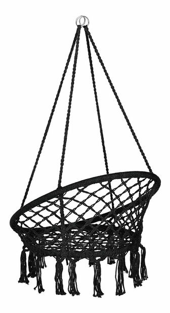 Függő fotel Gideon (fekete)