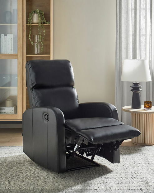 Relaxačné kreslo Virtudosa (čierna) 