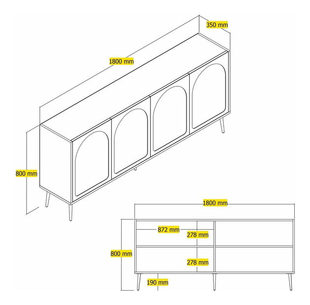 Skrinka Bipemu 2 (biela + zlatá)
