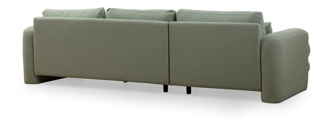 Kutna garnitura Lelysena (L) (zelena + crna)