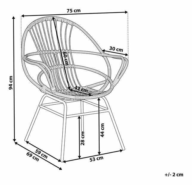 Blagovaonska stolica Bresto (svijetlo smeđa)