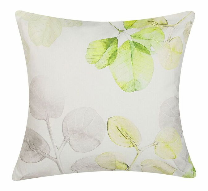 Sada 2 ozdobných vankúšov 45 x 45 cm Peper (biela)