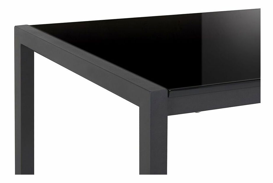 Masă de sufragerie Gemma (negru) (pentru 6 persoane)