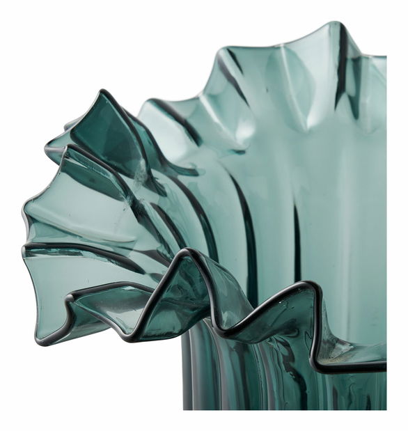 Váza Veloria 37 (tmavozelená)