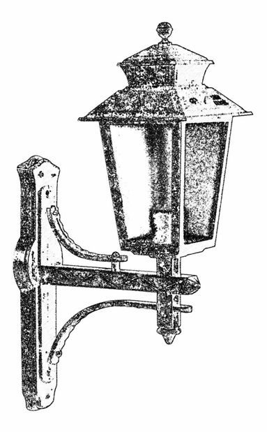 Vanjska zidna svjetiljka- Daquan (smeđa)
