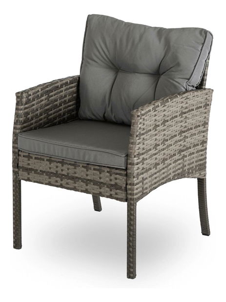 Záhradný set Adaptarlas (sivá) (pre 7 osôb)