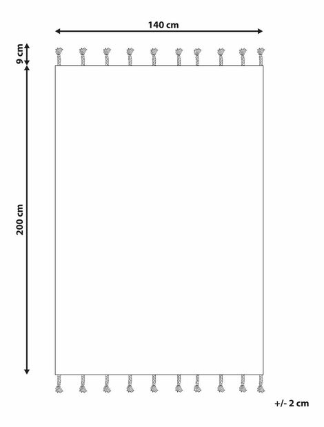 Covor 140 x 200 cm Haji (bej)