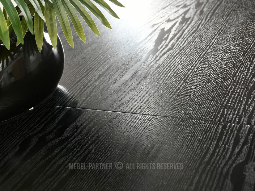 Blagovaonski stol Paga (crno drvo + crna)