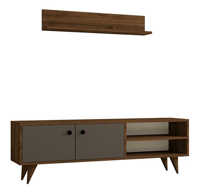 Mobilier living Sekusa (Nuc + antracit) 