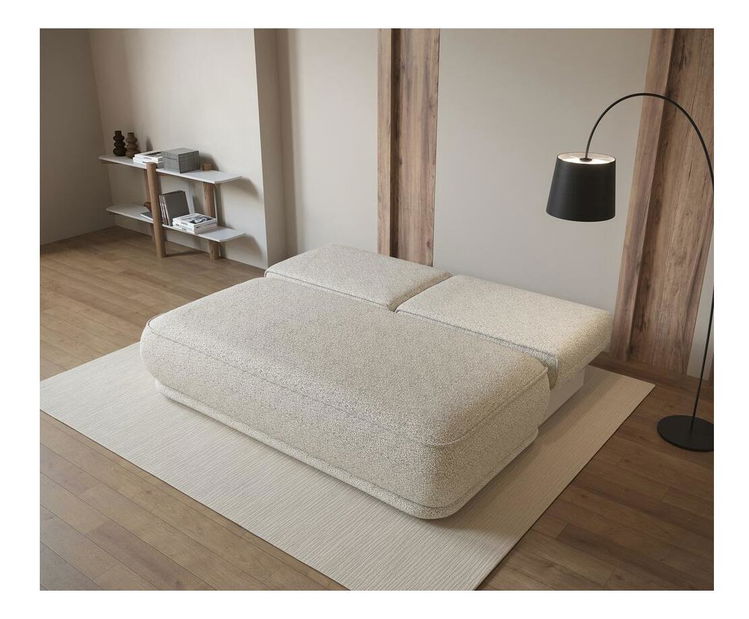 Trosjed Lesanna (svijetlobež + crna)