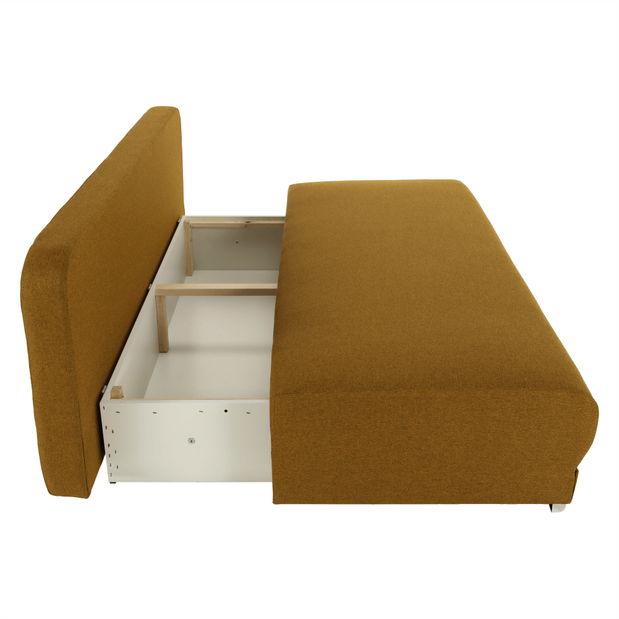 Canapea extensibilă Zarra (muștar) 