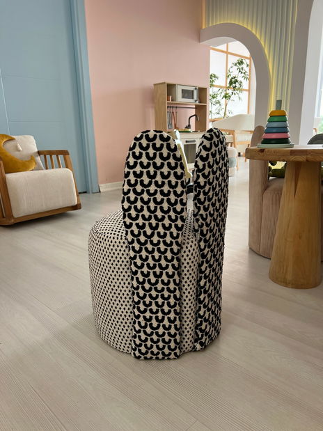 Tabure Bunnie (crna + bijela)