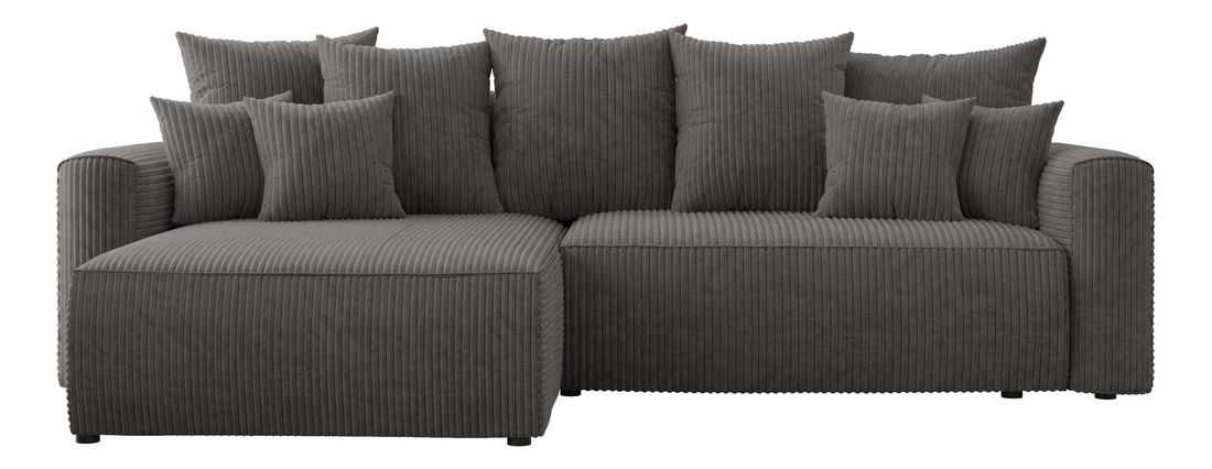 Kutna garnitura Baria (L) (sivocrna)