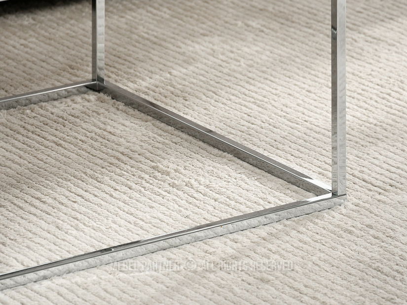 Stolić za kavu Bella M (bijeli mramor + krom)