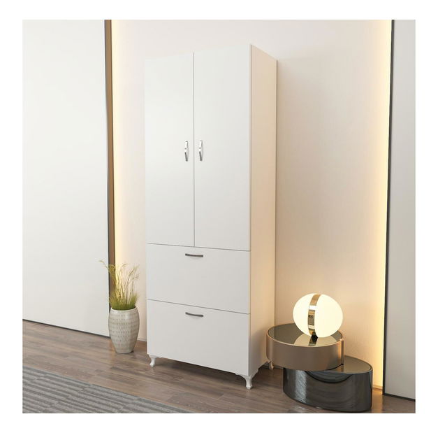 Ormar s policama Yamal (bijela)