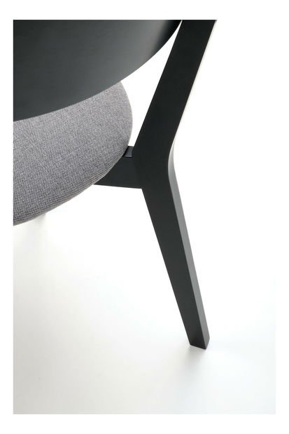 Scaun sufragerie Tentempies (negru + gri) 