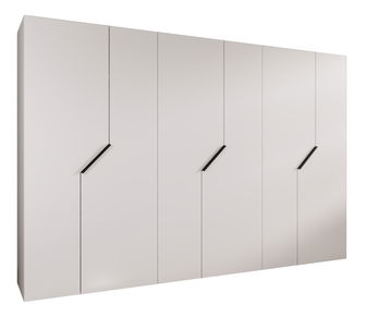 Šatníková skriňa Alaris 1 300 (biela + čierna)