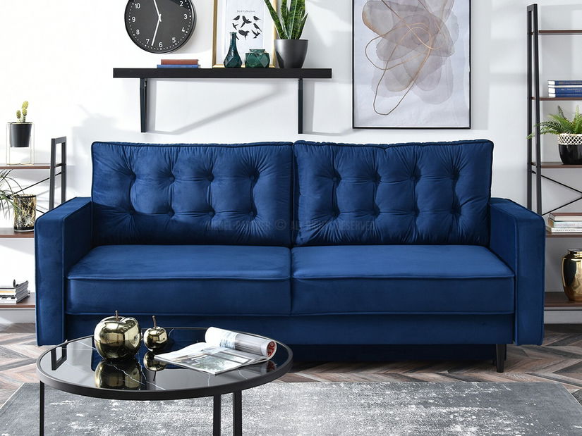 Kétszemélyes kanapé Legacion (fekete)