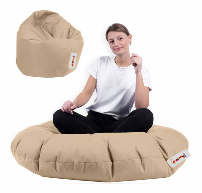 Fotoliu puf Iggy (Bej) *resigilat